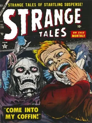 Buy Strange Tales #28 NEW METAL SIGN: Come Into My Coffin! - Horror Genre • 15.68£