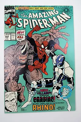 Buy Amazing Spider-Man #344 1st Appearance Cletus Kasady (Carnage) & Cardiac VF+/NM • 23.99£