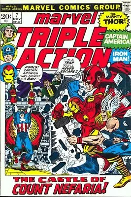 Buy Marvel Comics Marvel Triple Action Vol 1 #7 1972 4.0 VG • 8.75£
