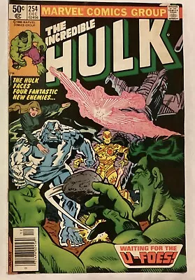 Buy Incredible Hulk 254, 1980, 1st Appearance Of The U-Foes. F/VF • 19.77£