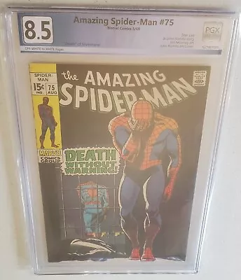 Buy Amazing  Spider-man # 75 Not Cgc Pgx Graded  8.5 (1969)  Death Of Silvermane  D • 197.65£