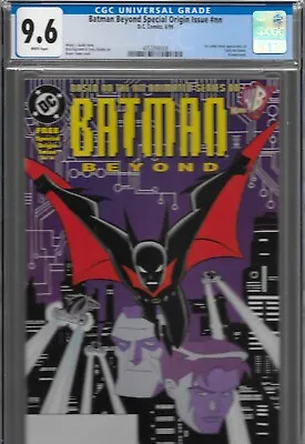Buy Batman Beyond 1 Special Origin Issue Unstamped CGC 9.6 1st Terry McGinnis 1999 • 178.82£