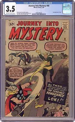 Buy Thor Journey Into Mystery #88 CGC 3.5 1963 4385185016 • 304.23£