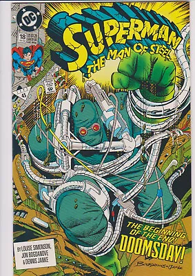 Buy Superman The Man Of Steel #18 (1992) Doomsday Part 1 • 26.07£