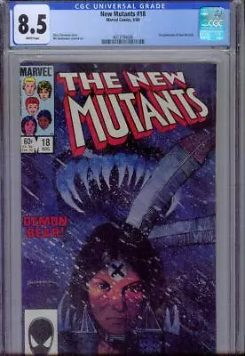 Buy New Mutants #18 Cgc 8.5, 1984, 1st Appearance New Warlock, New Case • 35.98£