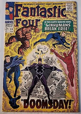 Buy Fantastic Four #59. VG. • 20.08£