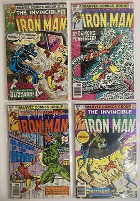 Buy Lot Of 12 Iron Man Bronze Age Marvel Comics! Blizzard Machine Man Titanium Man • 31.62£