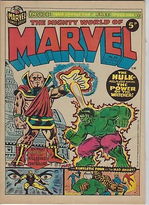 Buy MIGHTY WORLD OF MARVEL # 27 - 7 Apr 1973 - GD/VG - Hulk, Daredevil, Fan Four • 4.95£
