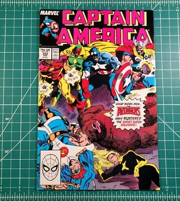 Buy Captain America #352 (1989) 1st App Supreme Soviets Fantasia Marvel Comics VF+ • 16.08£
