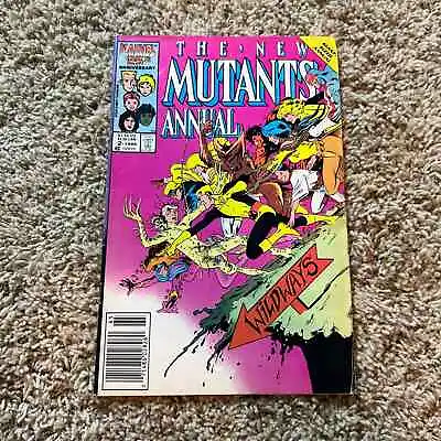 Buy New Mutants: Annual#2 (Marvel 1986) 1st App Betsy Braddock  Psylocke  Newsstand • 21.35£