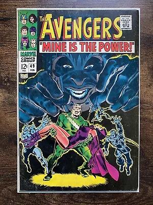 Buy Marvel Comics The Avengers #49 Vol 1 1968 VG Cents 1st Appearance Of Typhon • 14.99£