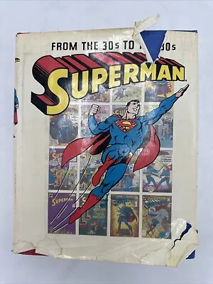 Buy Dc: Superman: From The 30s To The 80s: Hardcover **Dust-Jacket Wear* • 14.29£