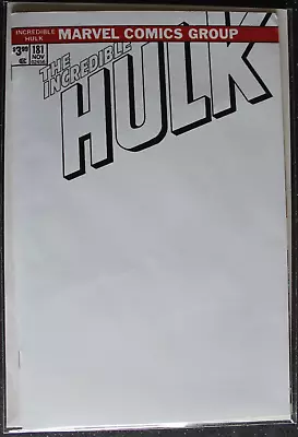 Buy Incredible Hulk #181 Exclusive Blank Variant 2023 Facsimile • 12.95£