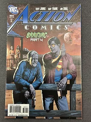 Buy DC Action Comics Superman - #869 - Nov 2008 - Brainiac Pt 4 Mind Matter - VF/NM • 2.33£