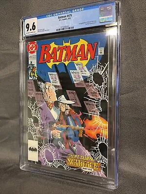 Buy BATMAN #475 DC COMICS CGC 9.6 First Renee Montoya • 197.47£