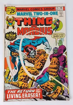 Buy MARVEL TWO-IN-ONE #15: The Thing And Morbius, Marvel Comics 1976 • 11.98£