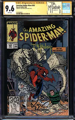 Buy Amazing Spider-man #303 Cgc 9.6 White Ss Todd Mcfarlane Signed Cgc #41655690001 • 149.42£