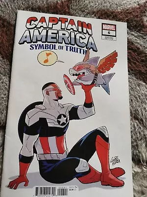 Buy Captain America Symbol Of Truth # 6 Nm 2022 Gurihiru Jeff Landshark Variant ! • 5£