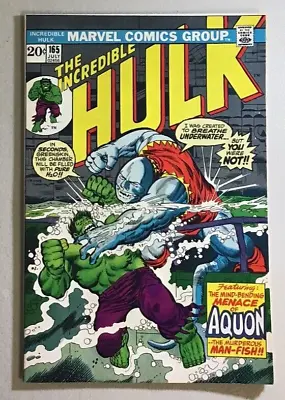 Buy Incredible Hulk #165 Marvel 1973 NM+ 9.6 • 115.13£