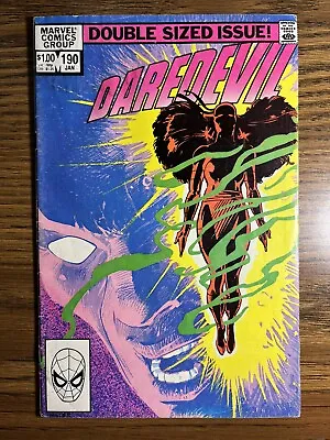 Buy Daredevil 190 Direct Key Issue Elektra Resurrection Marvel Comics 1983 Vintage L • 11.86£