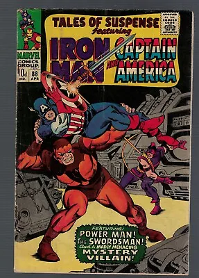 Buy Marvel Comics Tales Of Suspense 88 Iron Man VG+ 4.0 Avengers 1966 Captain • 17.99£