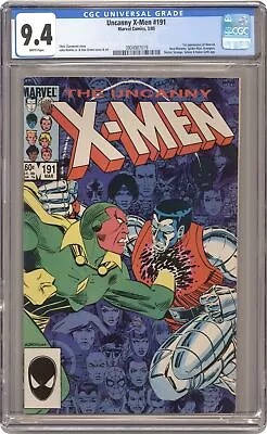 Buy Uncanny X-Men #191 CGC 9.4 1985 3904907019 • 42.75£