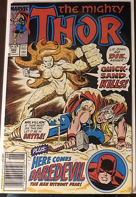 Buy The Mighty Thor #392 June 1988 Marvel Comics Newsstand 1st Quicksand Daredevil • 11.92£