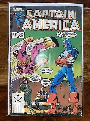 Buy Captain America 303. 1985. Features Nomad & Batroc’s Brigade. VG- • 1.99£