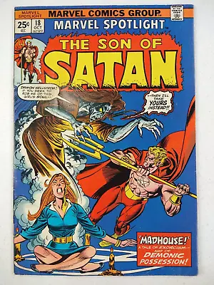 Buy Marvel Spotlight On The Son Of Satan #18 (1973 Marvel) Fine, Horror Comic • 12.13£