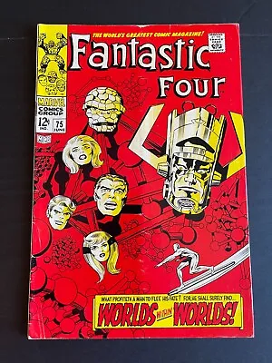 Buy Fantastic Four #75 - Silver Surfer & Galactus Appearance (Marvel, 1968) Fine- • 34.70£