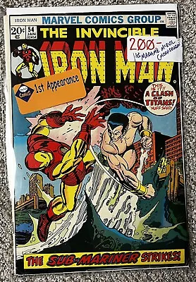 Buy THE INVINCIBLE IRON MAN #54 January 1973 First Appearance Of Moondragon • 59.58£