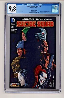 Buy Brave And The Bold #25 Suicide Squad Comicon Box Sciver Variant CGC 9.8 • 47.95£
