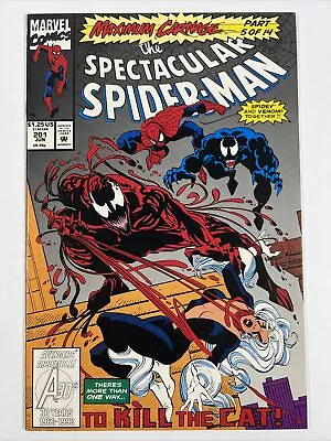 Buy Spectacular Spider-Man #201 (1993) Maximum Carnage Part 5 | Marvel Comics • 6.39£