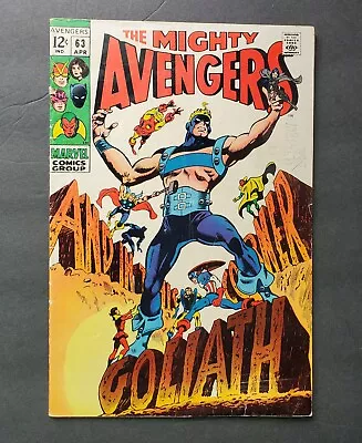 Buy Avengers # 63 - Goliath Becomes Yellowjacket.  April 1969  • 15.80£