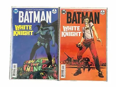Buy Batman White Knight #1 & #2 DC Comics 9.2 Near Mint Condition Bagged & Boarded. • 4.99£