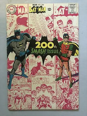 Buy Batman #200 1st Neal Adams Art In Batman Title Key Silver Age Issue #1 Cvr Rprnt • 63.95£