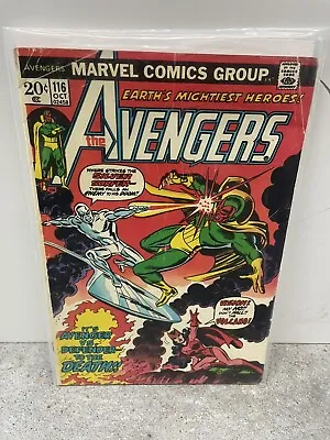 Buy Avengers #116 VG Avengers/Defenders War Silver Surfer Vs Vision Early Mantis 🔑 • 7.88£