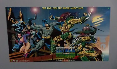 Buy 1994 Batman Vs Predator Poster: Vintage 43x26 DC Detective Comics Promo Pin-up • 34.31£