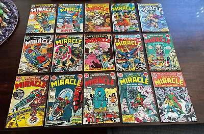 Buy MISTER MIRACLE 1971 DC Jack Kirby 1-15 Set 1st Big Barda Granny Goodness VF • 158.59£