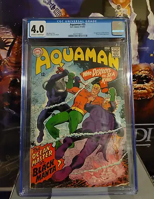 Buy Aquaman #35 CGC 4.0 1st Black Manta DC Comic 1967 • 225£