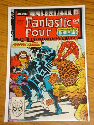 Buy Fantastic Four Annual #21 Vol1 Marvel Evolutionary War Inhumans 1988 • 4.99£