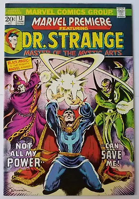 Buy Marvel Premiere #13 VF (1974, Marvel Lot) Dr Doctor Strange, 1st Sise-Neg • 12.86£