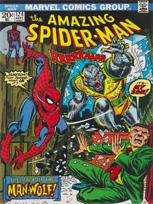Buy Amazing Spider-Man #124 NEW METAL SIGN: The Mark Of The Man - Wolf! • 15.74£
