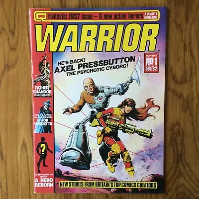 Buy Warrior 1 (1982) Hot Key Issue. First V For Vendetta And Marvelman • 320£