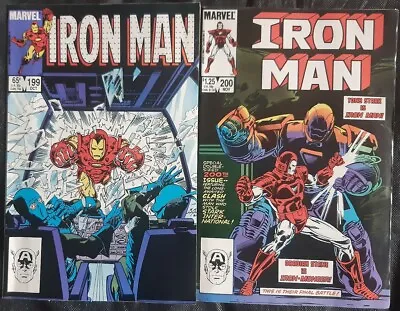 Buy IRON MAN, Issues # 199+200, Marvel Comics, 1985 • 5£