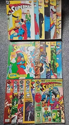 Buy SUPERMAN (1988)☆ A 17 VARIOUS ISSUES BUNDLE ☆ DC/London Editions Magazines U.K.  • 29£