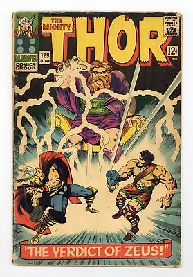 Buy Thor #129 FR/GD 1.5 1966 1st App. Ares In Marvel Universe • 15.81£