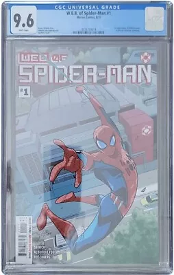 Buy W.E.B. Of Spider-Man #1 CGC 9.6 NM+ 1st Harley Keener MCU Phase 5 • 19.87£