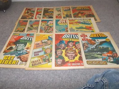 Buy Battle Action Comics X 15.  20 January 1979 To 28 April 1979 Consecutive • 1.99£