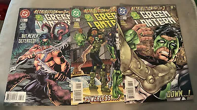 Buy Rare 1997 DC Comics Issues 83, 84, 85 'Green Lantern' Retribution Part 1, 2 & 3 • 27.50£